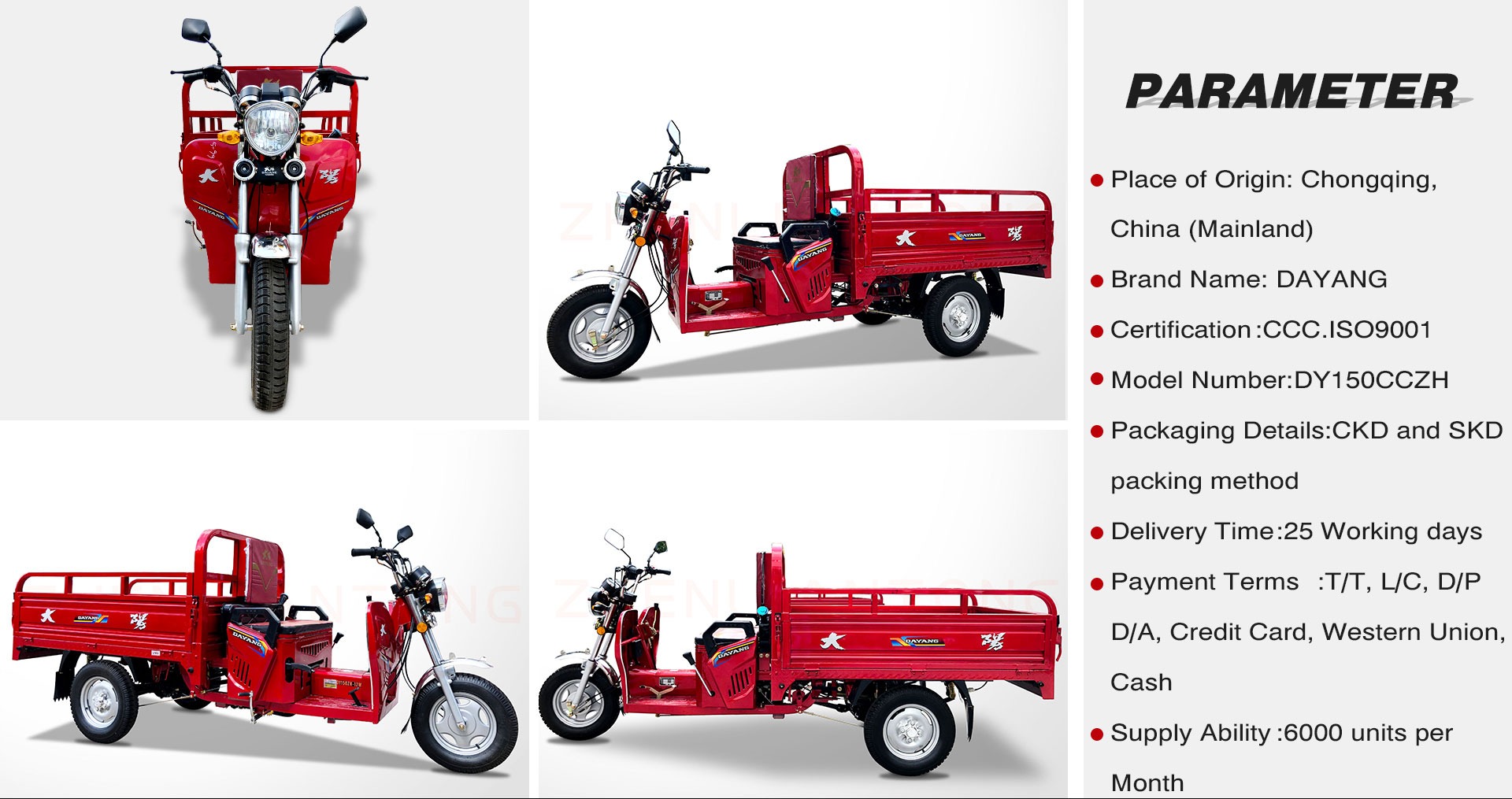 motorized tricycle construction 