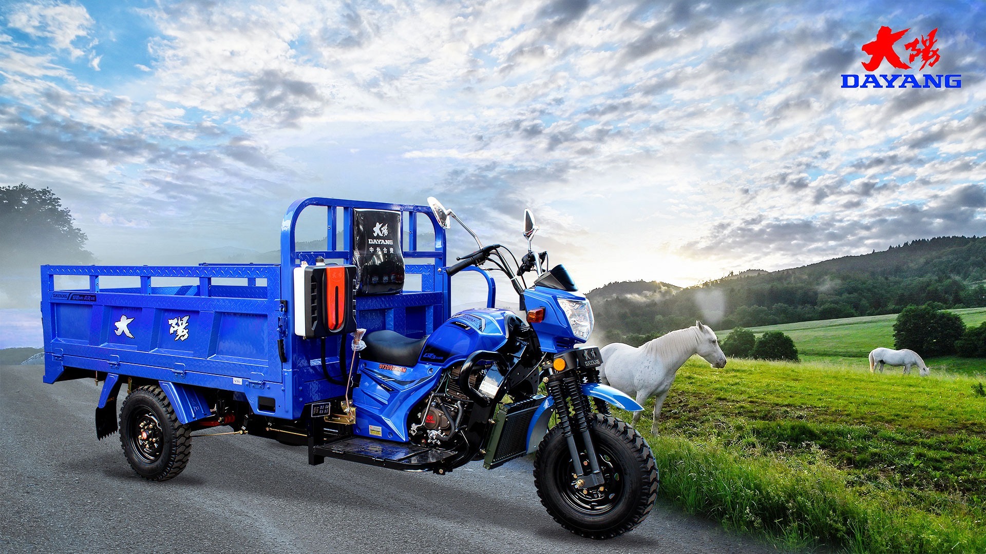 Water Cooled Cargo Motorcycle