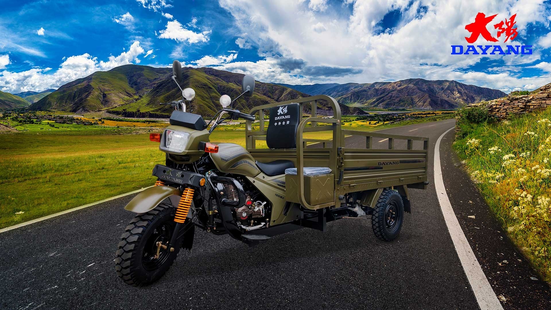 150cc 3 Wheel Cargo Motorcycle