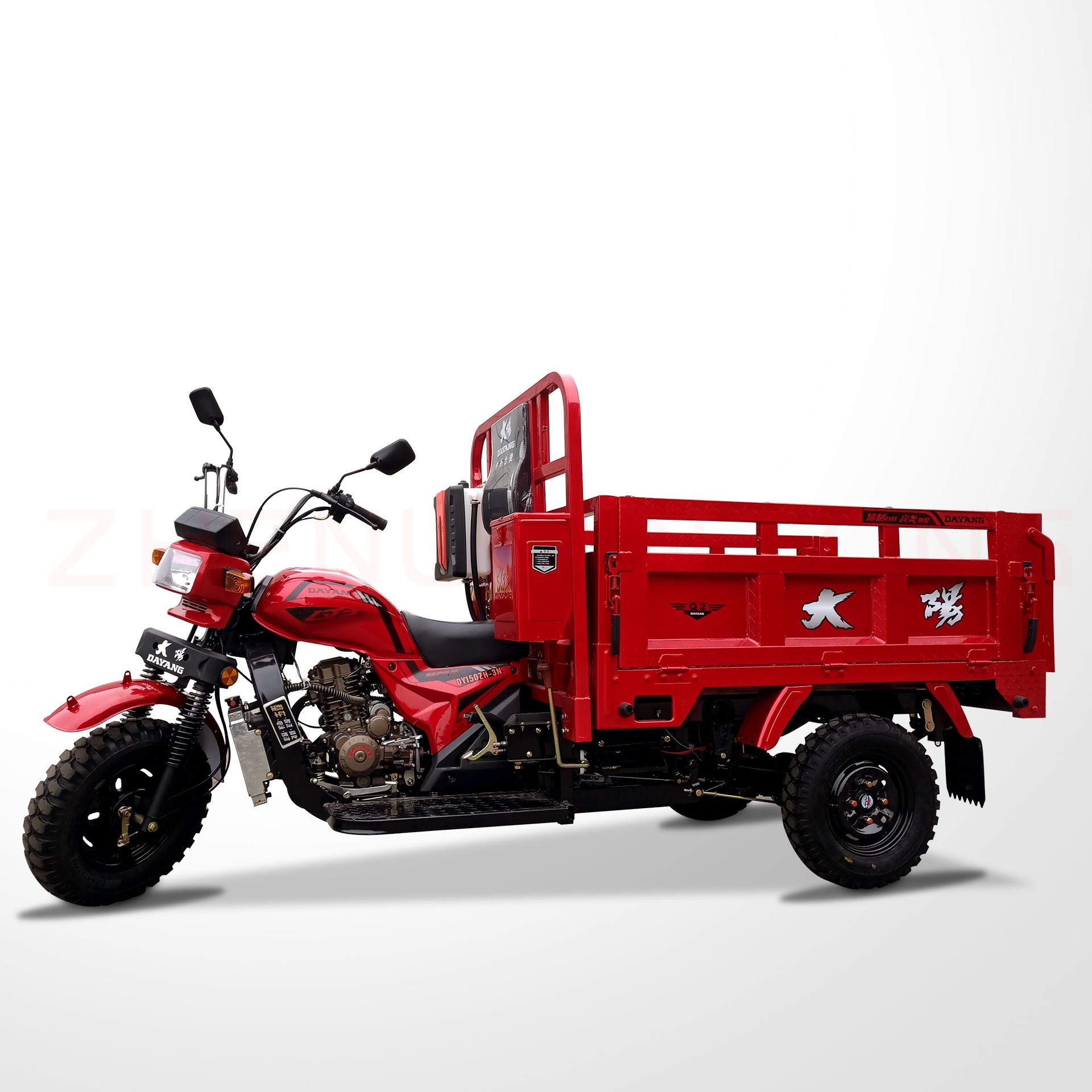 Cargo Motorcycle With Heavy Load Cargo Box