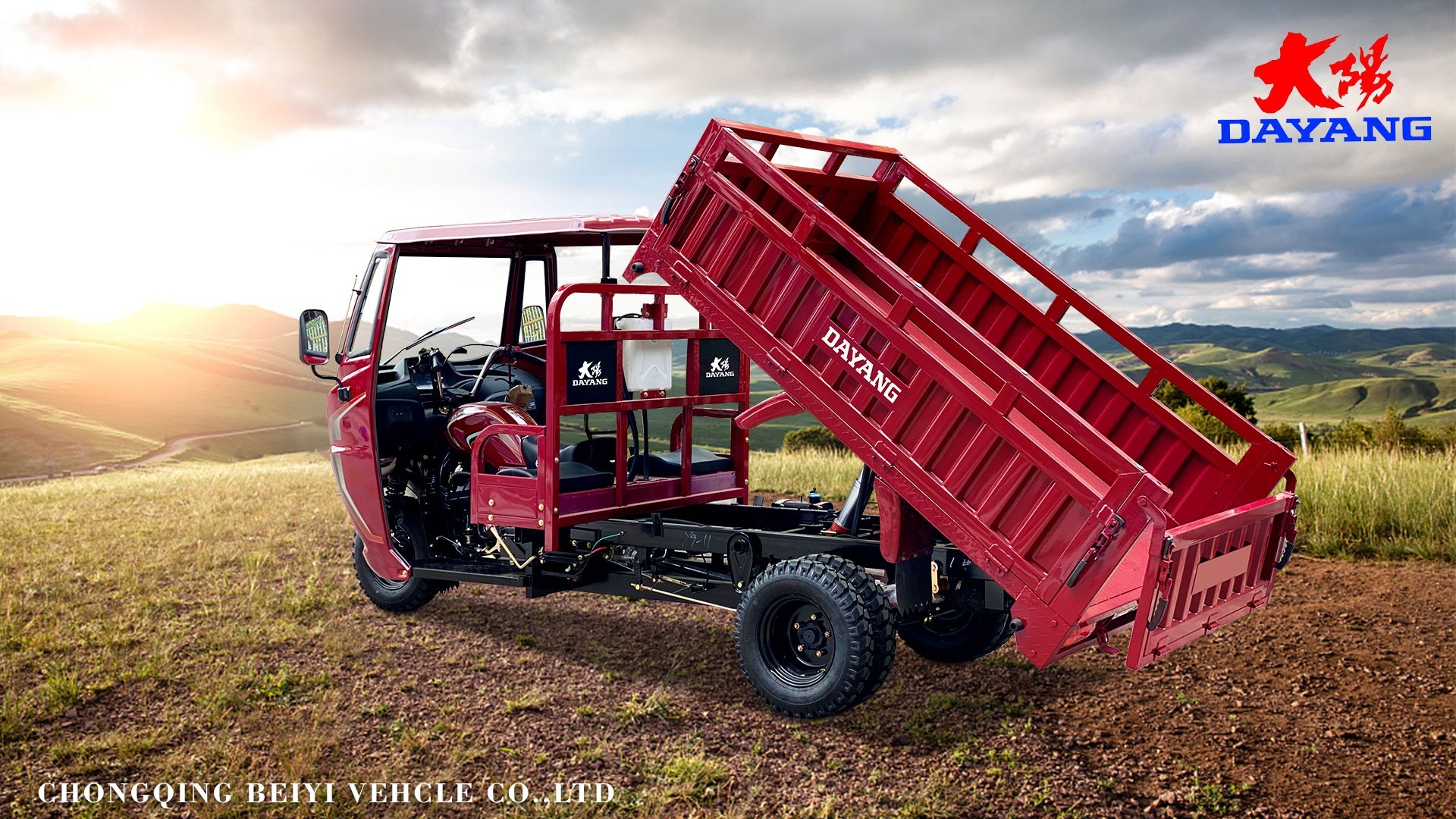 gasoline cargo tricycle