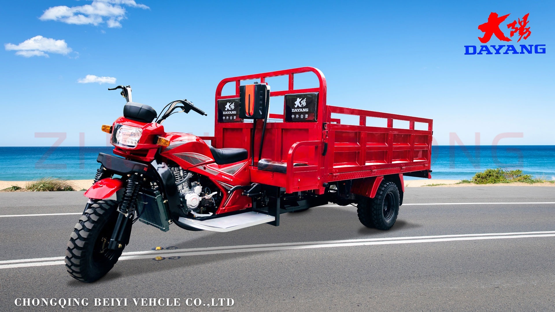 200CC 250cc Three Wheeler Cargo Tricycle