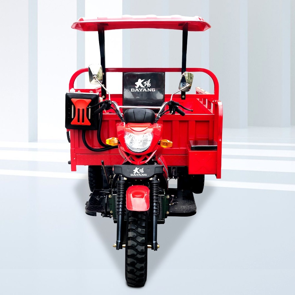 Hight Quality 350cc Motorcycle Tricycle 3Wheel heavy loading Cargo Tricycle for Adult Power Engine water-cooled Drum Brake