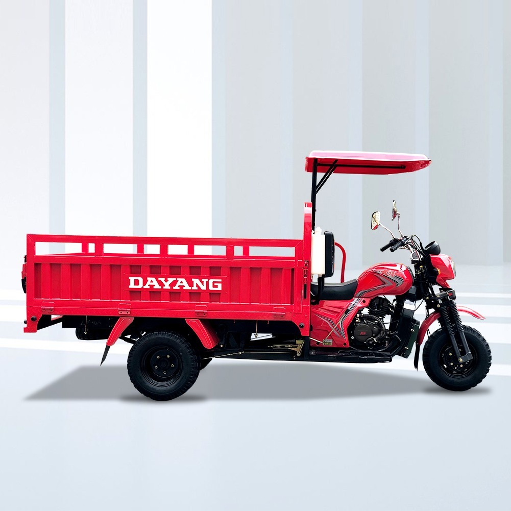 Hight Quality 350cc Motorcycle Tricycle 3Wheel heavy loading Cargo Tricycle for Adult Power Engine water-cooled Drum Brake