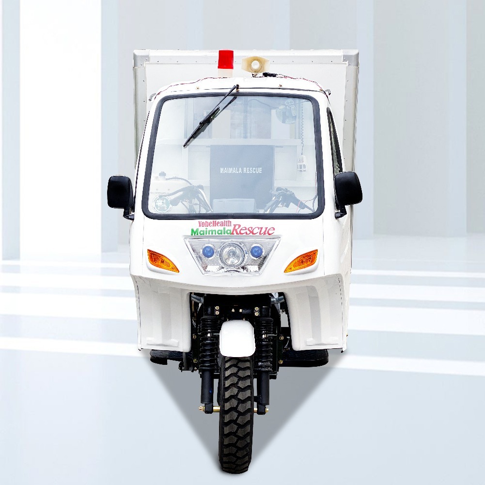 2021 DAYANG Factory high quality Motorized tricycles emergency vehicles cheap 250CC motos ambulance tricycle for adult big wheel