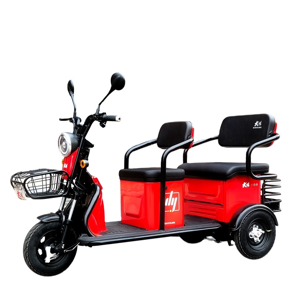 DAYANG Brand well sell electric tricycles passenger 3 wheel motorcycle cheap price electric rickshaw 500w 48V big power