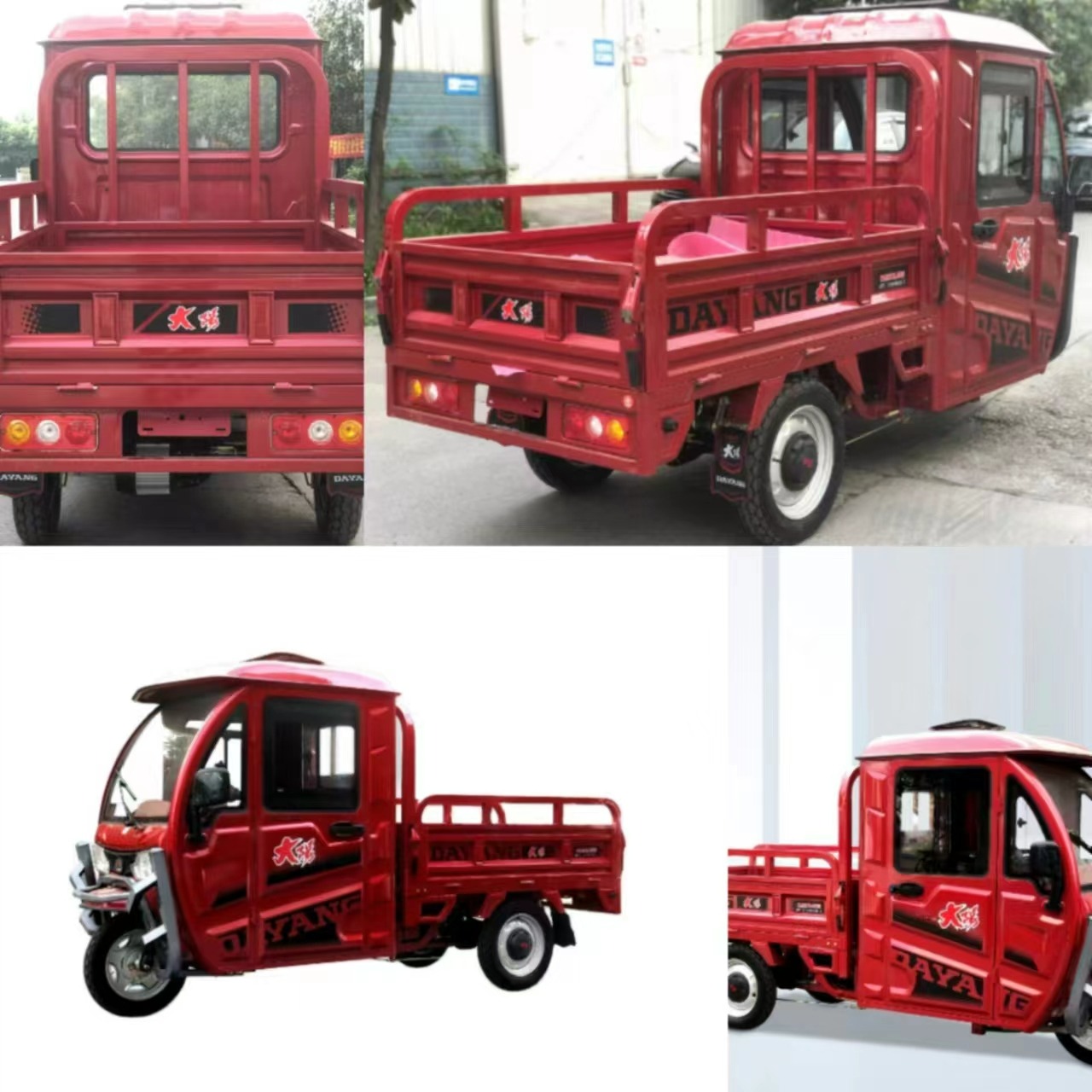 Egypt Cario Alexandria Ismailia Aswan Suez 2021 Best Price Safe and Popular 60V 1000W 1200W 1500W enclosed Electric Tricycle for Cargo DAYANG DY3-150 express delivery