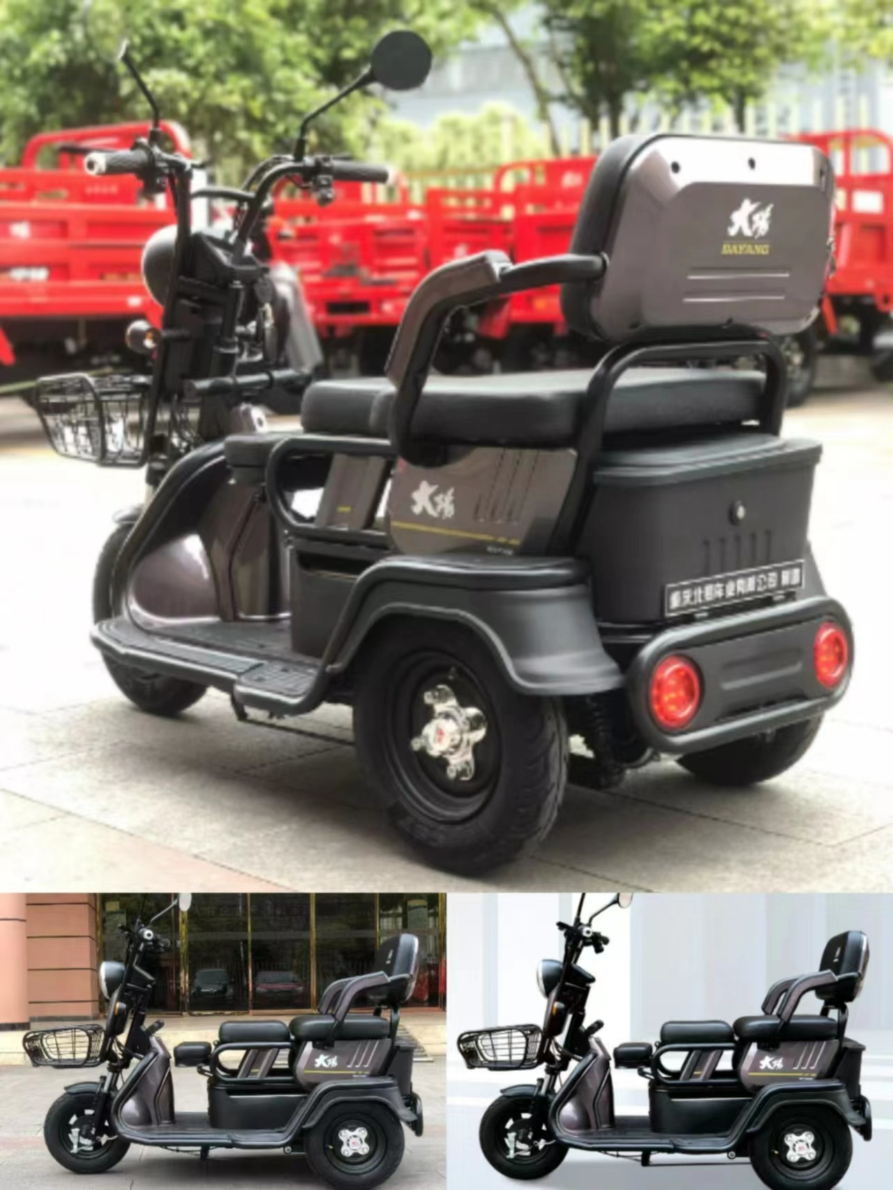 Egypt Cairo Alexandria Luxor Aswan Suez Abydos DAYANG China factory hot Sale electric 3 wheel tricycle Environmental motorcycle adult leisure tricycle with low price new style