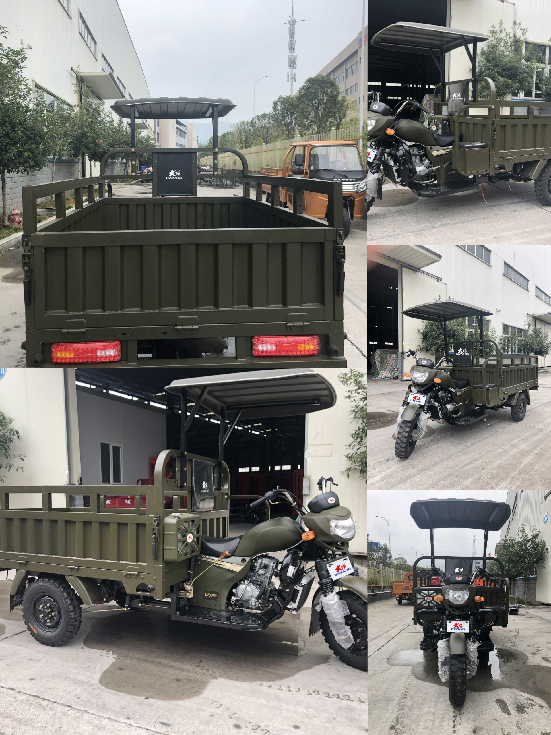 High Quality 300cc 3-wheeler Motorcycle Auto Rickshaw
