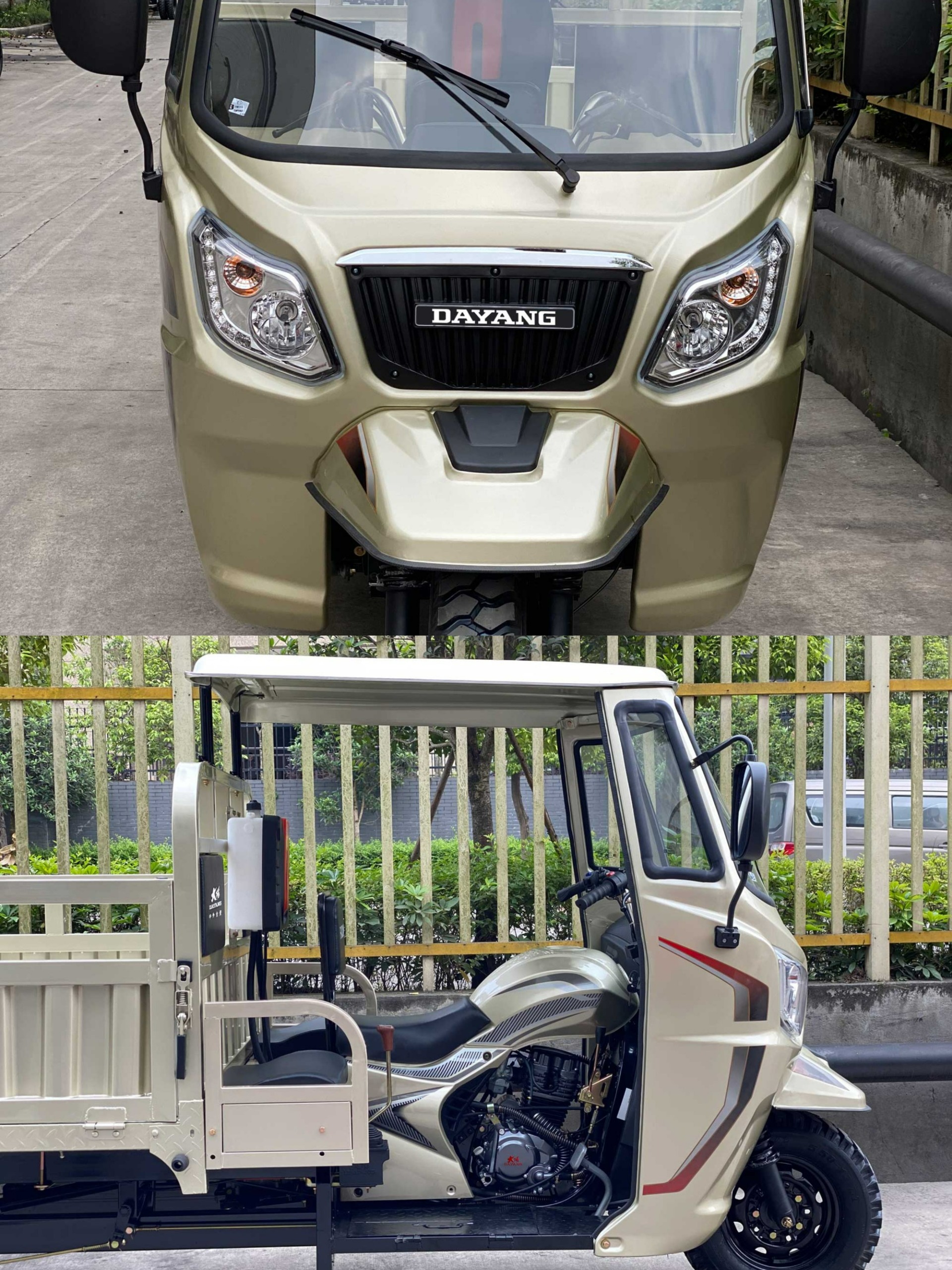 Petrol Three Wheel Motorcycle Cargo Truck