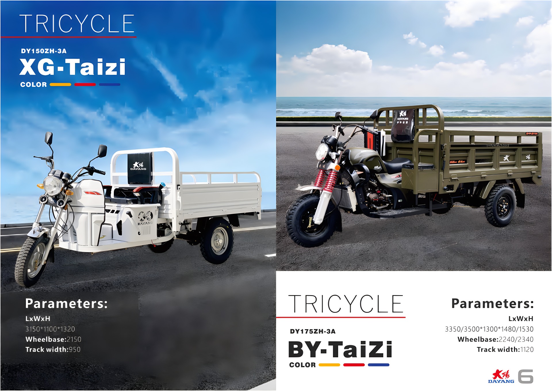 DAYANG Cargo Tricycle Catalogue