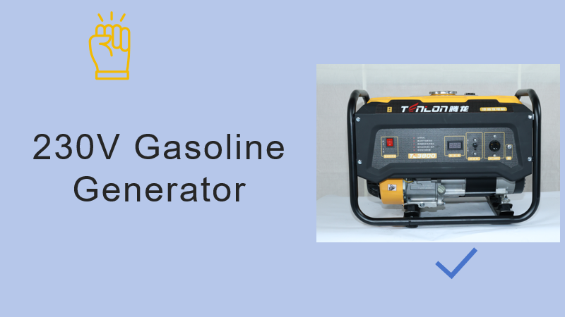 2.8kw Electric Start Three-phase Portable Gasoline Generator