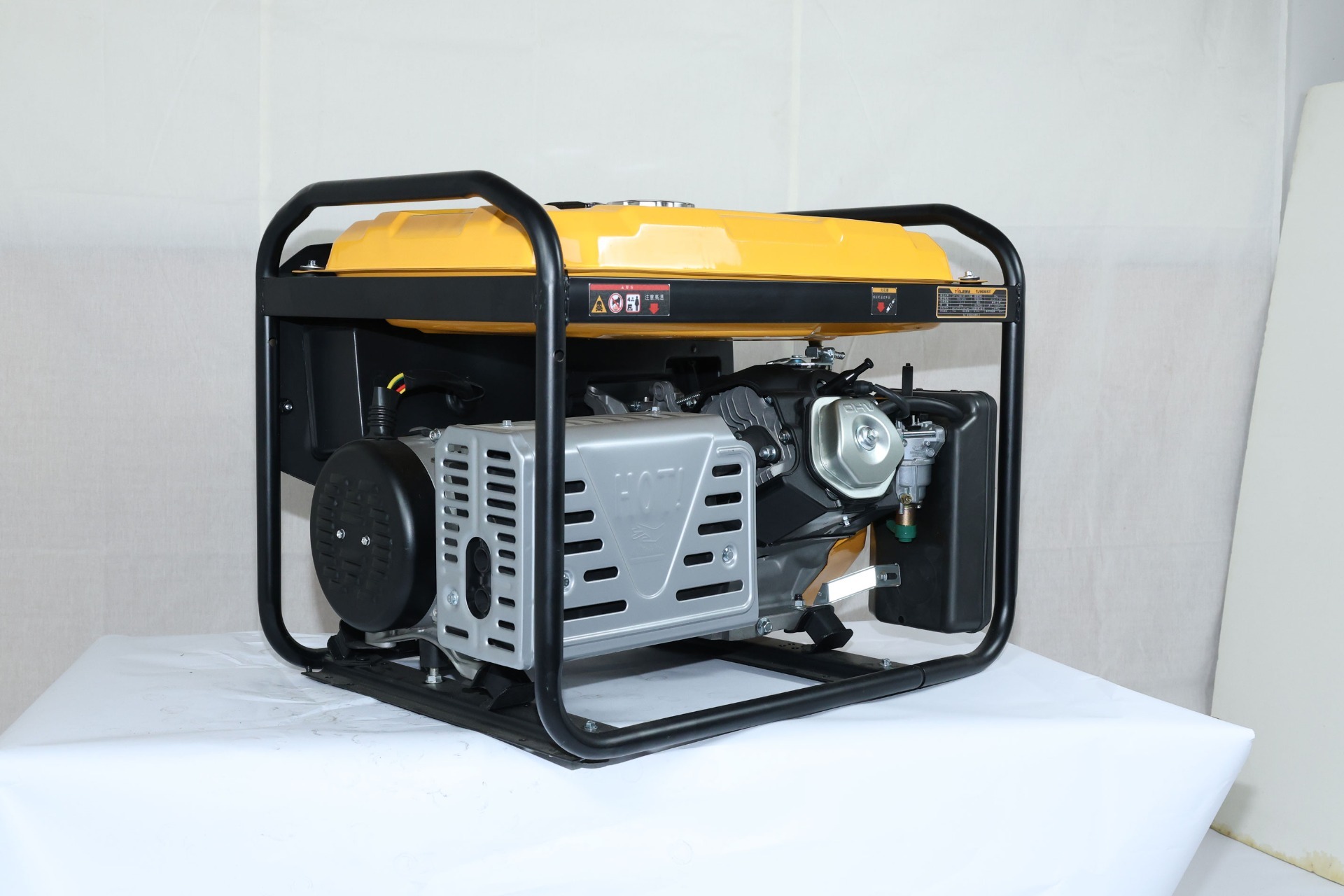 380V 5KW small air cooled Gasoline Generator home emergency silent recoil start