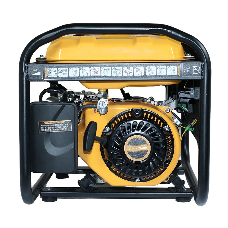 380V 5KW small air cooled Gasoline Generator home emergency silent recoil start