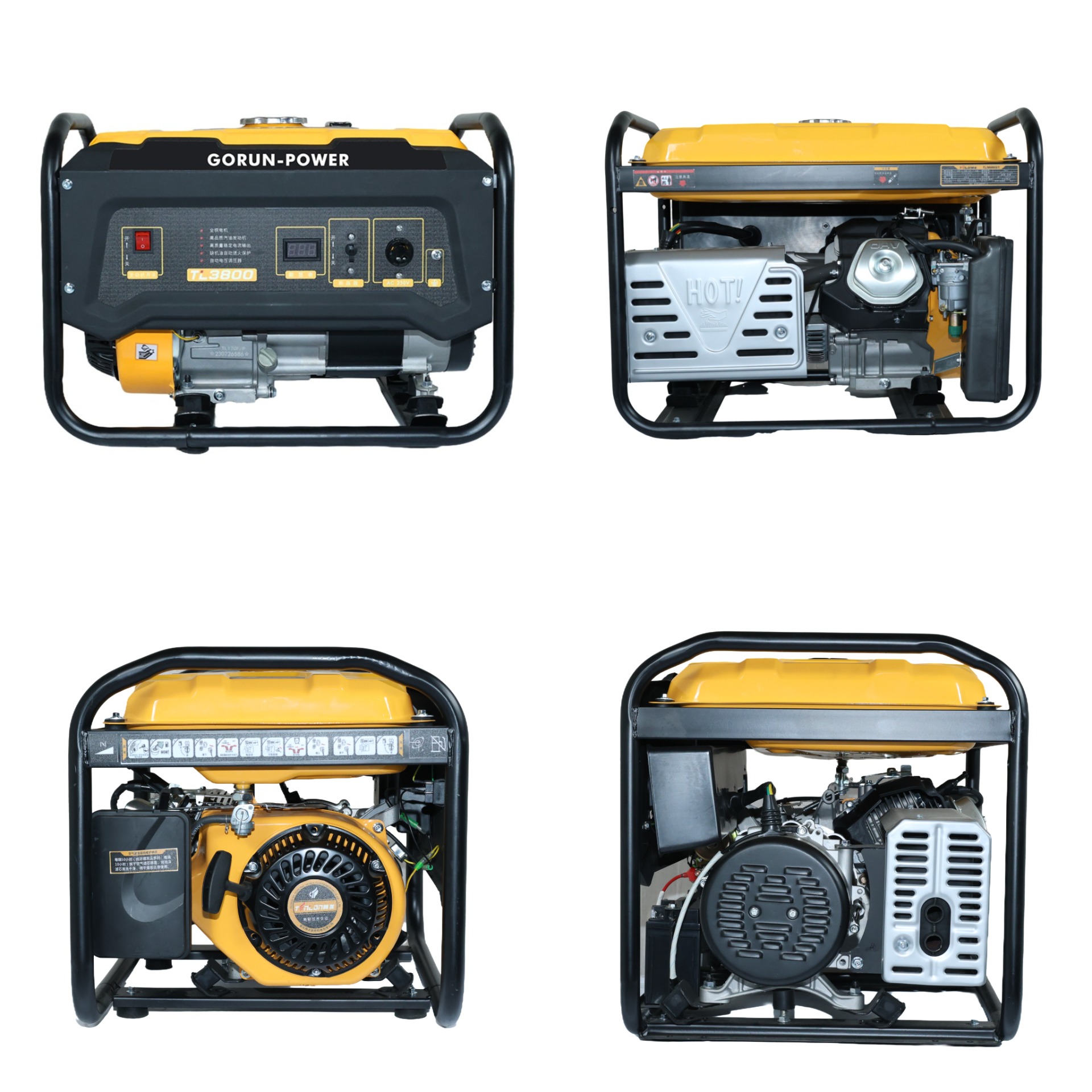 2kw fuel efficient quick response gasoline generator