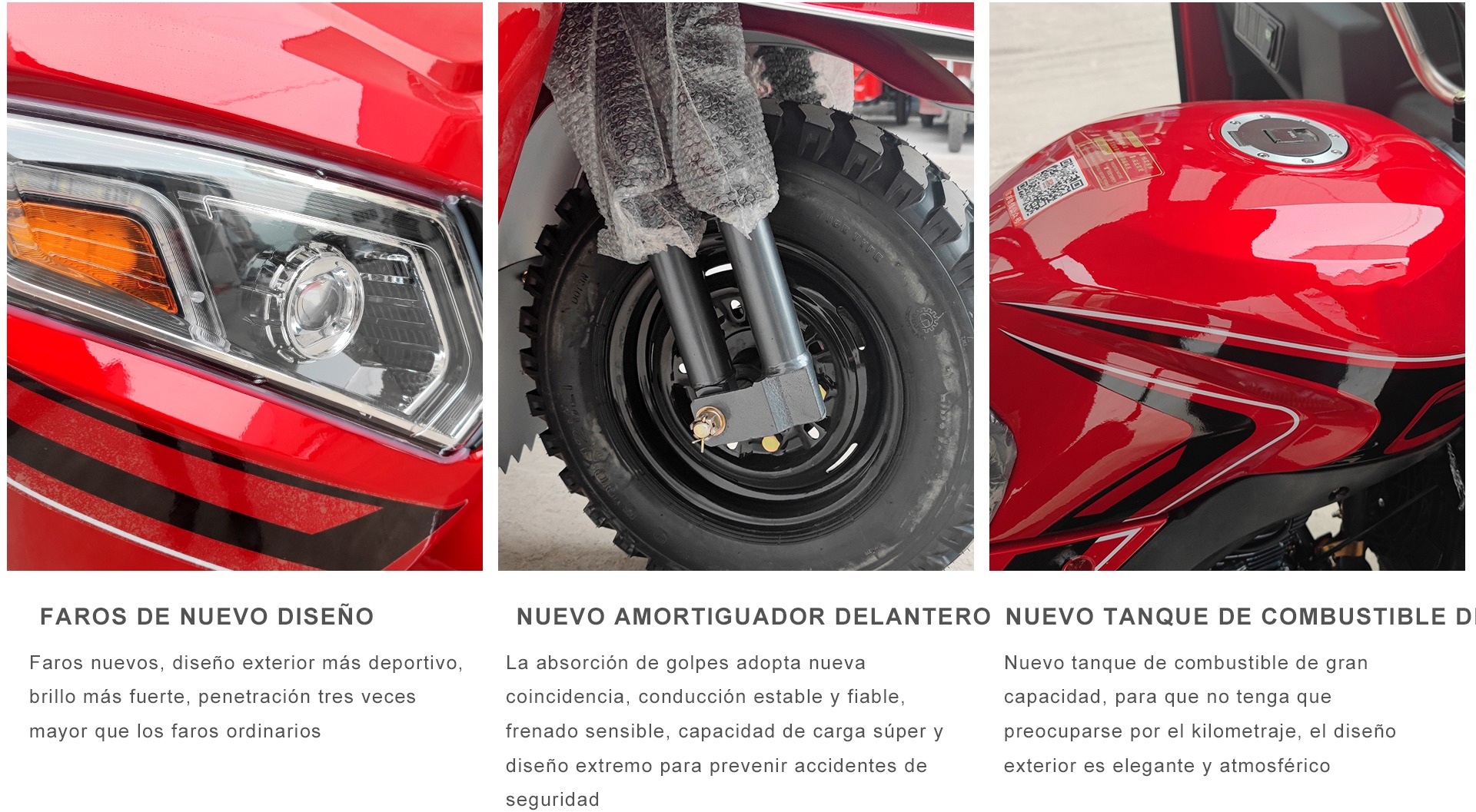 Moto carguera super iron de Peru 350cc