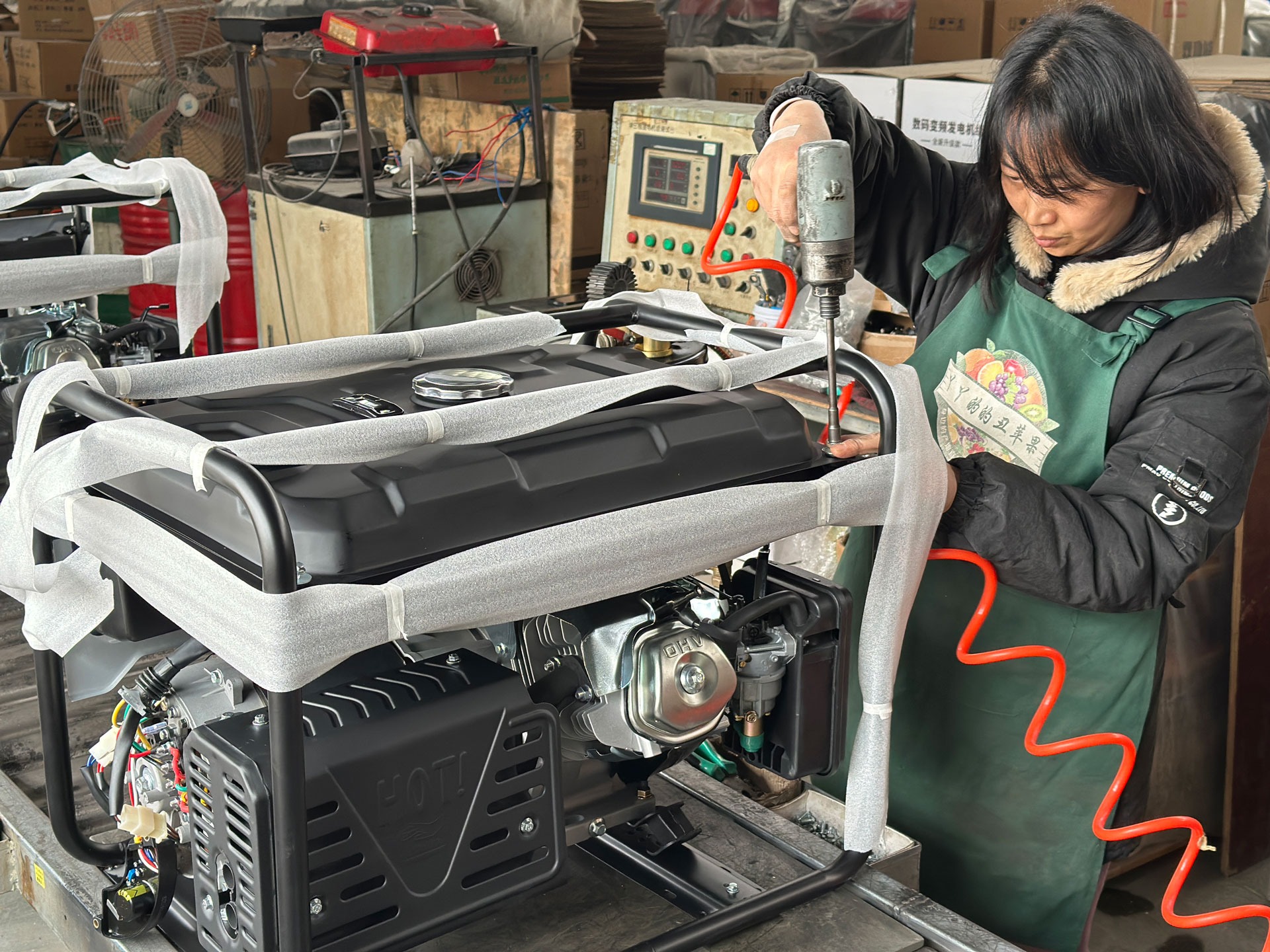 wgen 12500 watt gasoline propane portable generator