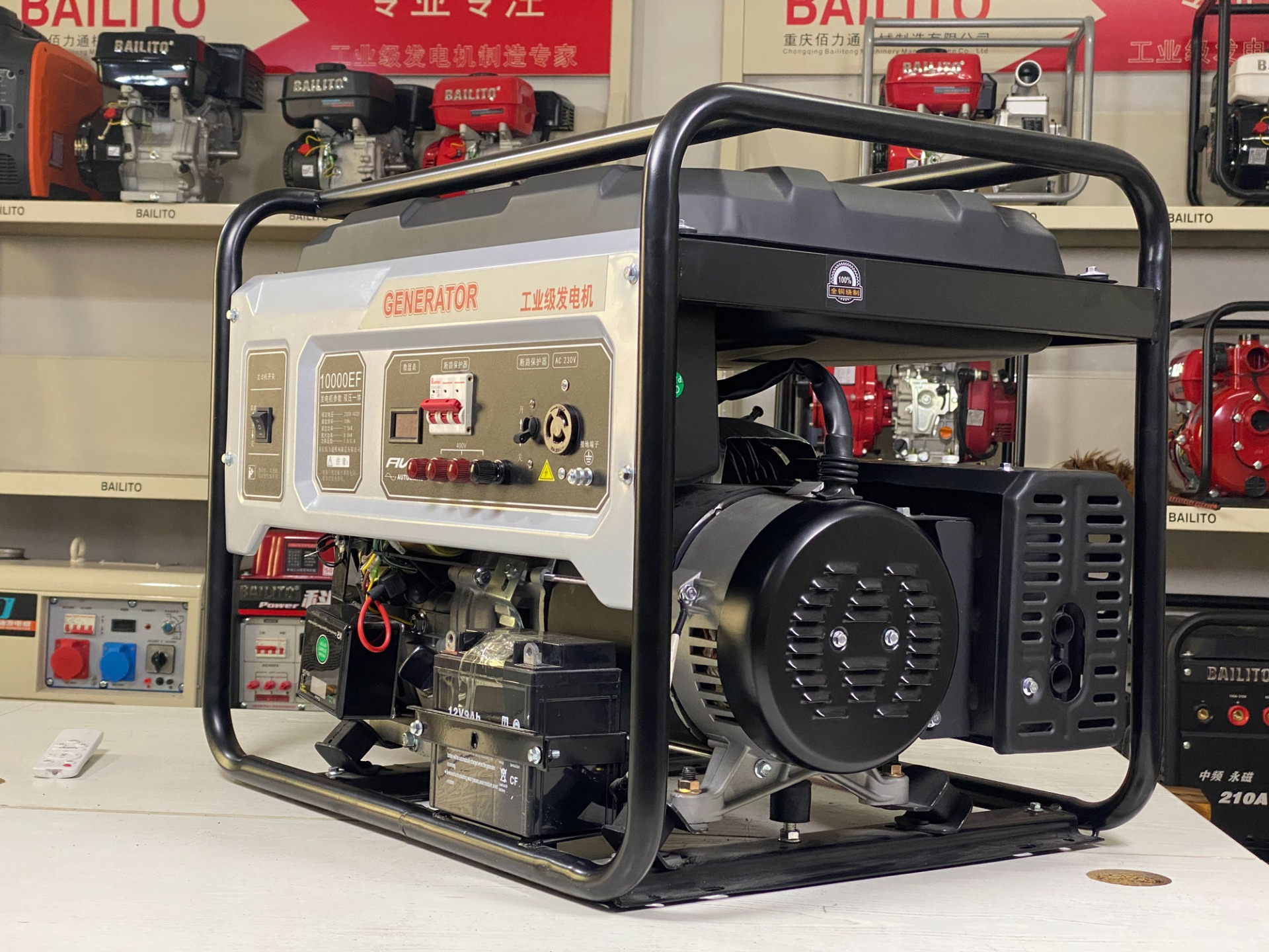 wgen 5300 watt gasoline propane portable generator