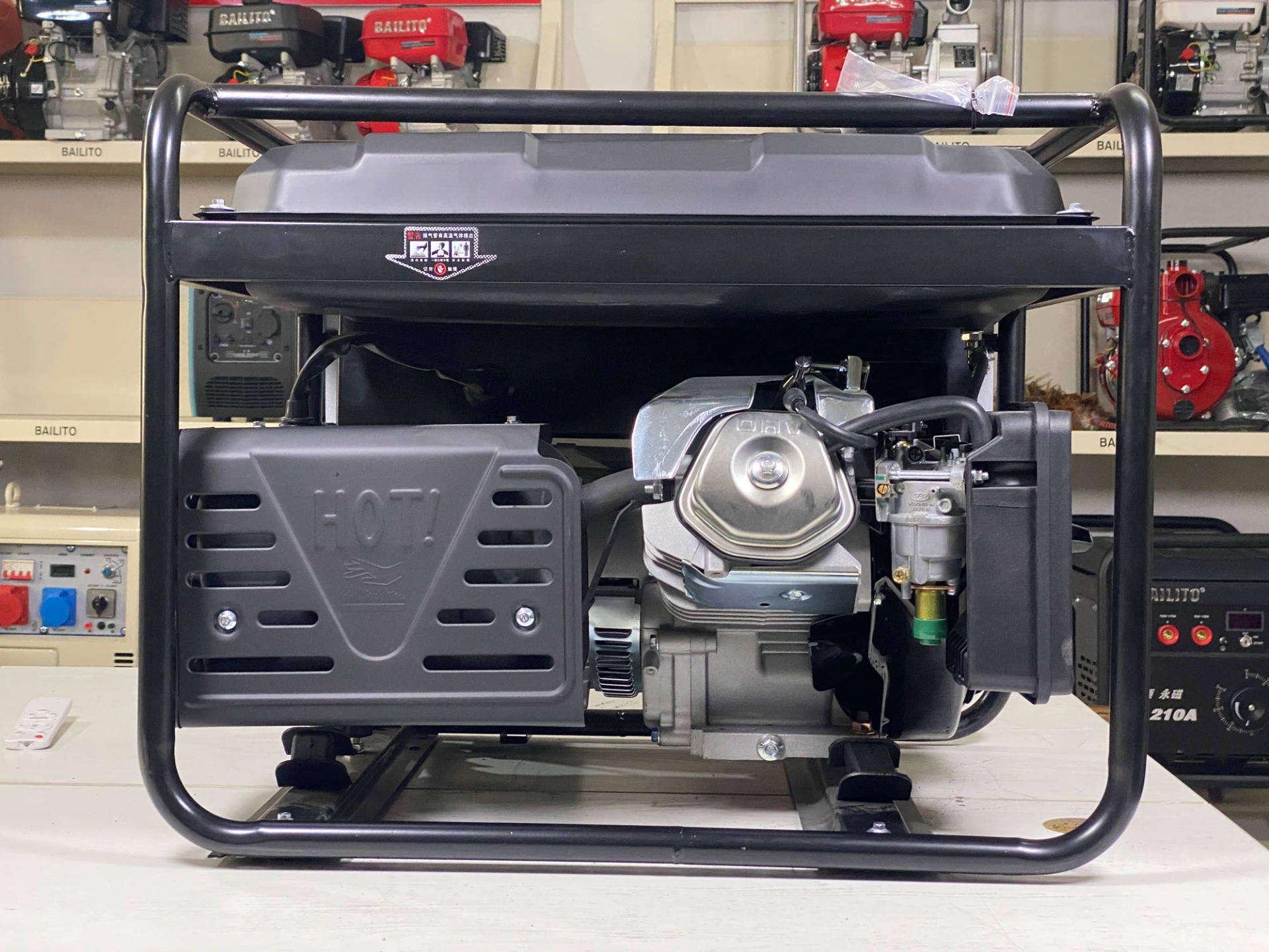 wgen 5300 watt gasoline propane portable generator