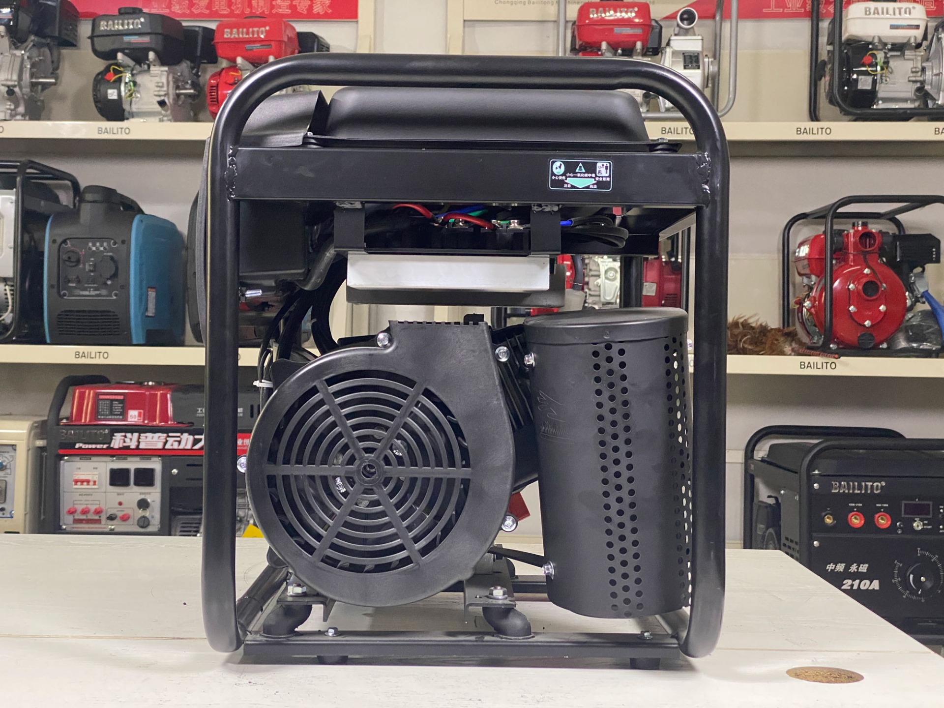 wgen 9500 watt gasoline propane portable generator with westinghouse engine