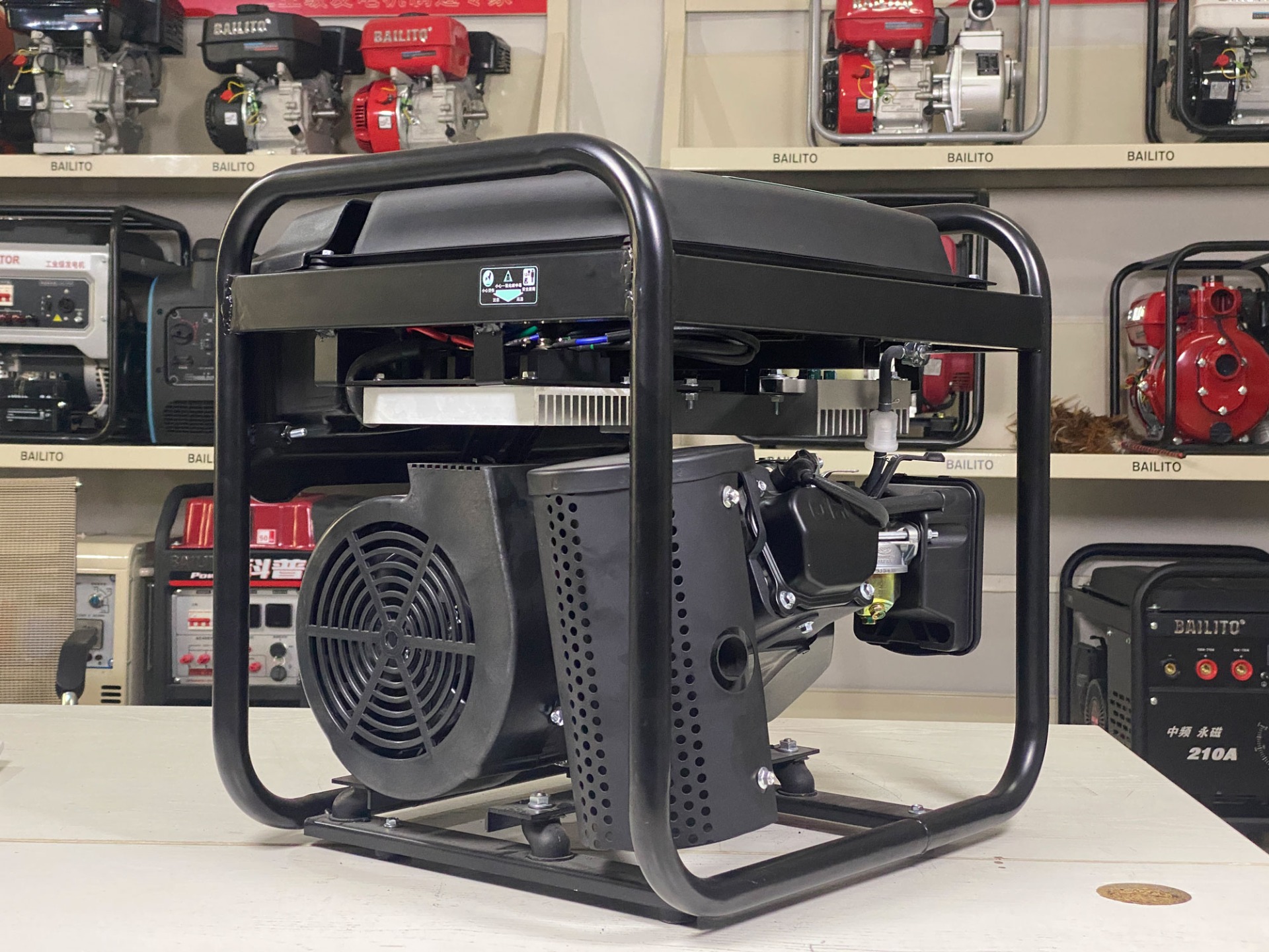 wgen 9500 watt gasoline propane portable generator with westinghouse engine