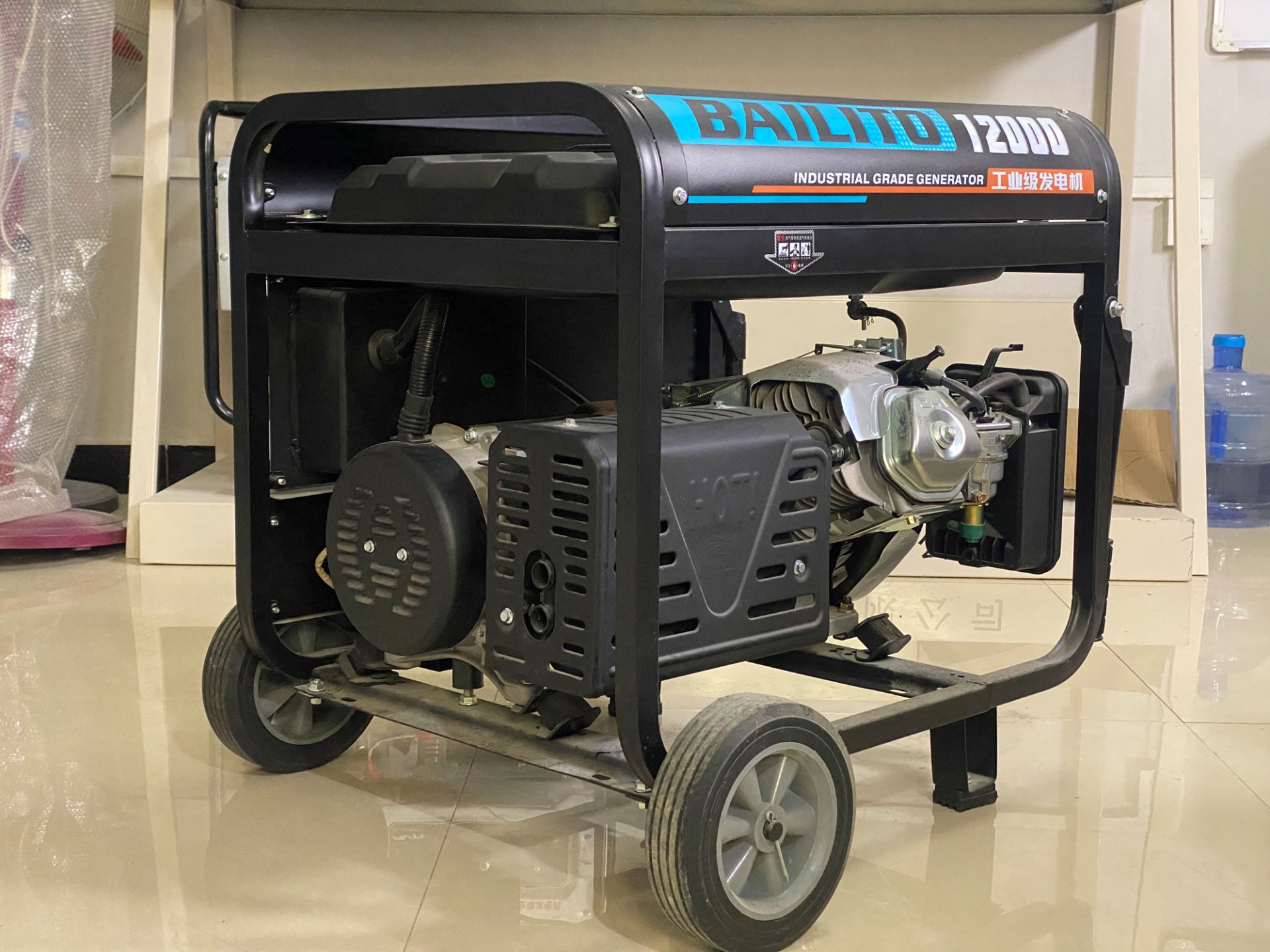 wgen 12500 watt gasoline propane portable generator