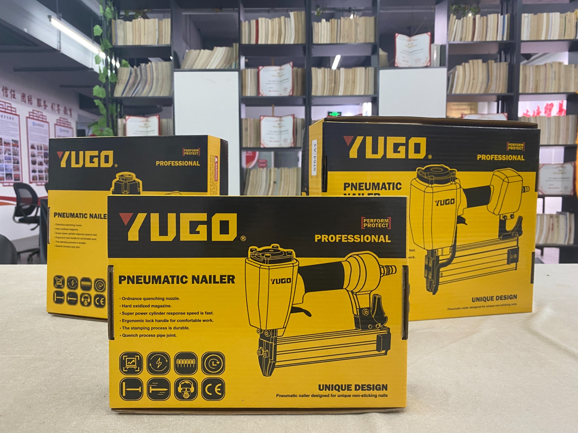 T Nail Gun for Concrete Nailing ST64 Pneumatic for Woodworking
