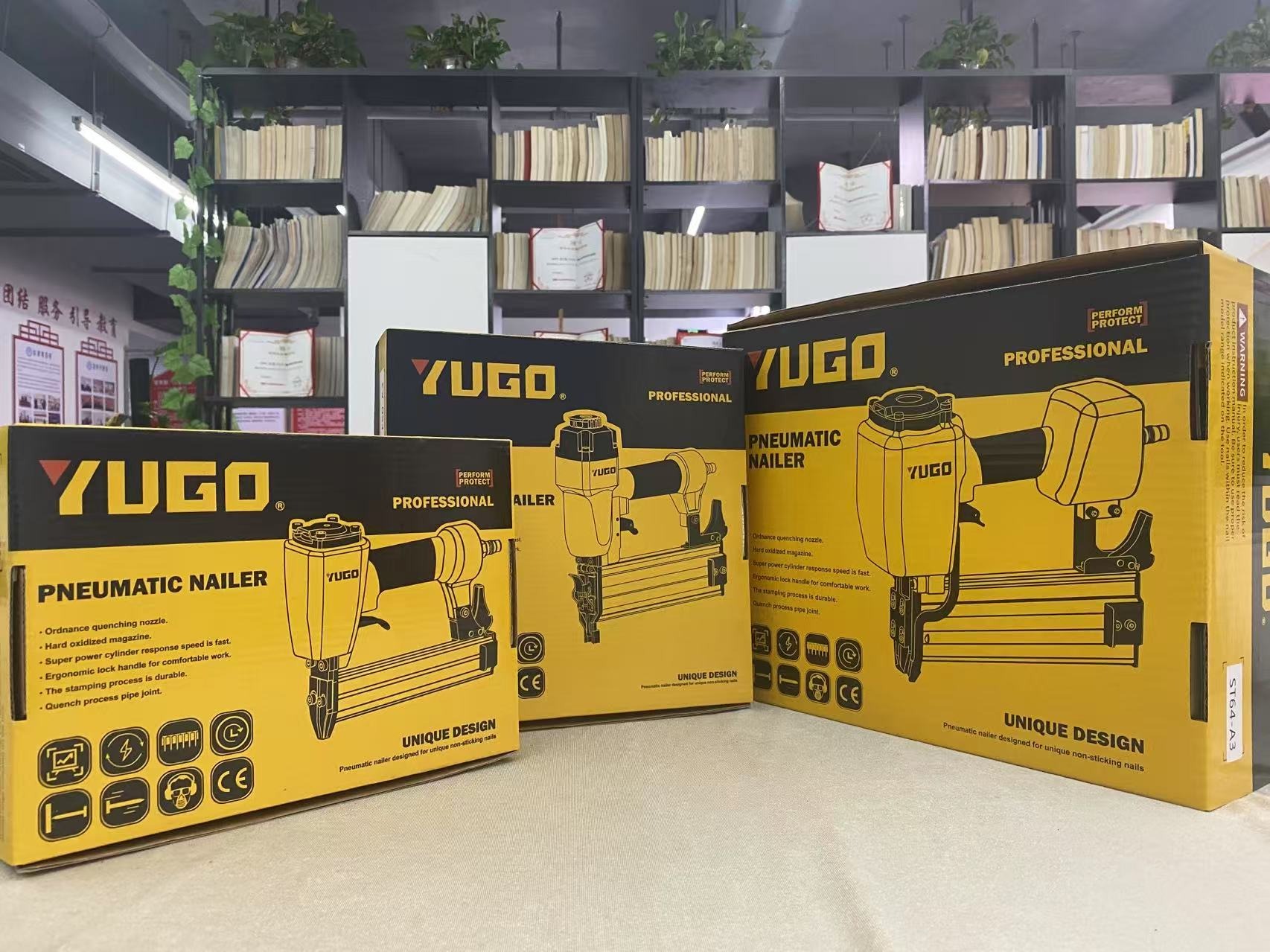 T Nail Gun for Concrete Nailing ST64 Pneumatic for Woodworking