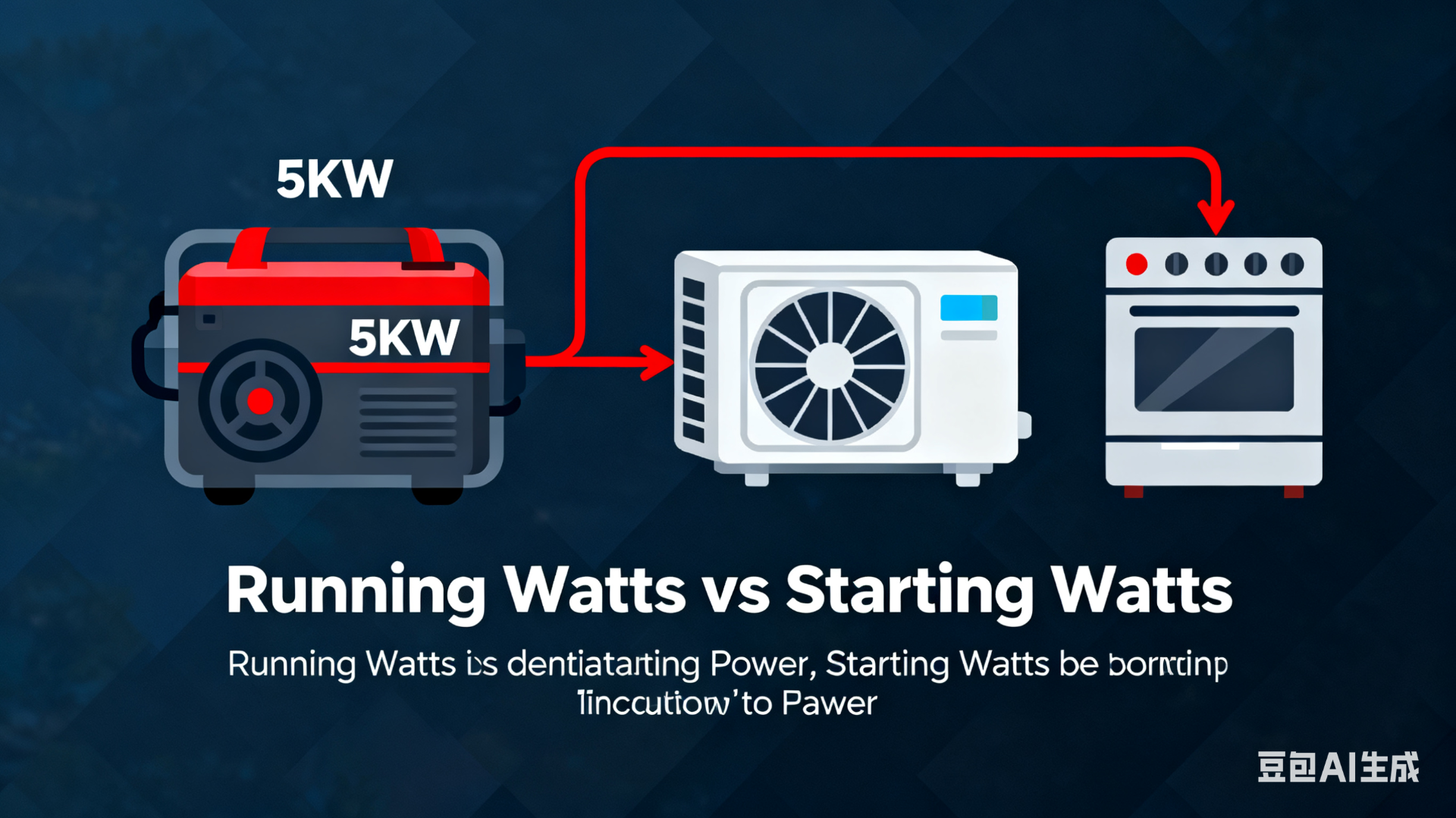 What Size Home Generator Do You Need? Is 1-5KW Enough? Appliance Compatibility Chart